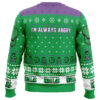 I'm Always Angry The Incredible Hulk Marvel Ugly Christmas Sweater - Holiday Jumper Sweatshirt - Narides