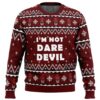 Im Not Daredevil Marvel Christmas Ugly Sweater - Narides