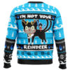 I'm Not Your Reindeer Blue Exorcist Ugly Christmas Sweater - Holiday Jumper Sweatshirt - Narides