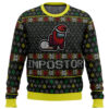 Impostor Among Us Ugly Christmas Sweater - Holiday Jumper Sweatshirt - Narides