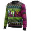 Invader ZiM Ugly Christmas Sweater - Holiday Jumper Sweatshirt - Narides