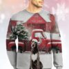 Irish Wolfhound Snow Kvh Christmas Ugly Sweater - Narides