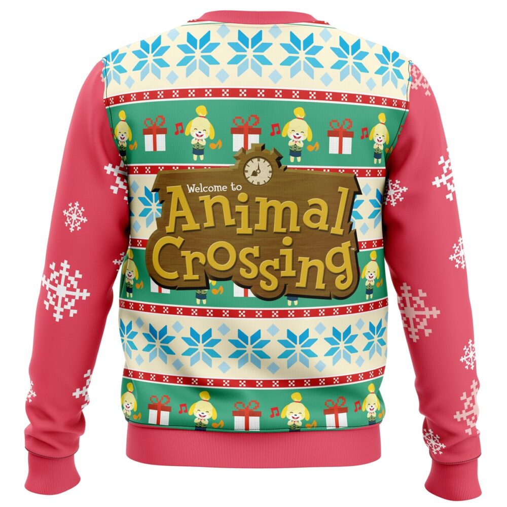 Isabelle Animal Crossing Ugly Christmas Sweater - Holiday Jumper Sweatshirt - Narides