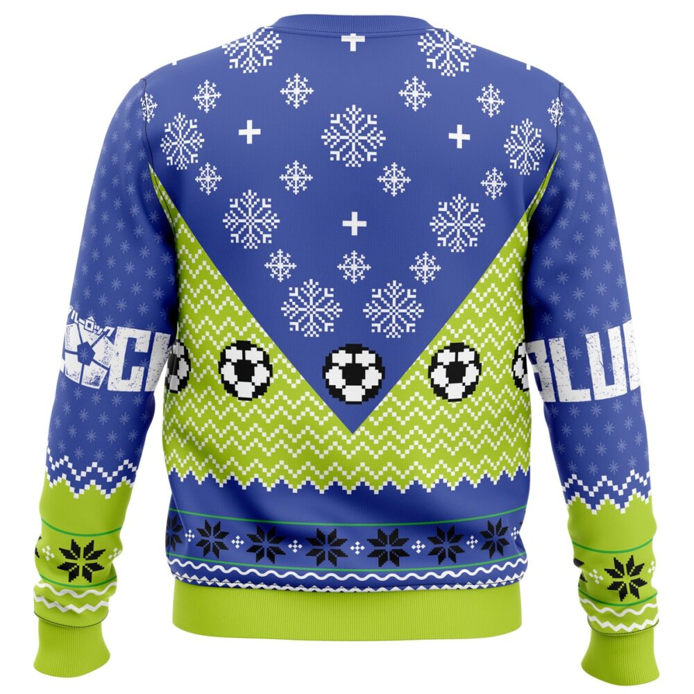 Isagi Yochi Blue Lock Ugly Christmas Sweater - Holiday Jumper Sweatshirt - Narides