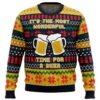 Its The Most Wonderful Time For A Beer Parody Christmas Ugly Sweater - Narides