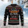 Ive Been Good All Year Just Ask Grandma Christmas Awesome Ugly Sweater - Narides