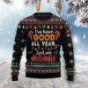 Ive Been Good All Year Just Ask Grandma Christmas Us1535 Ugly Sweater - Narides