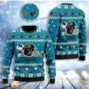 Jacksonville Jaguar Cute The Joe Cool Snoopy Show Football Helmet Christmas Awesome Ugly Sweater - Narides