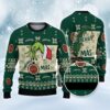 Jameson Snowy Night Grinch Hand Christmas Awesome Ugly Sweater - Narides