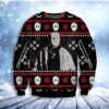 Jason Voorhees Knitting Pattern Christmas Limited Ugly Sweater - Narides