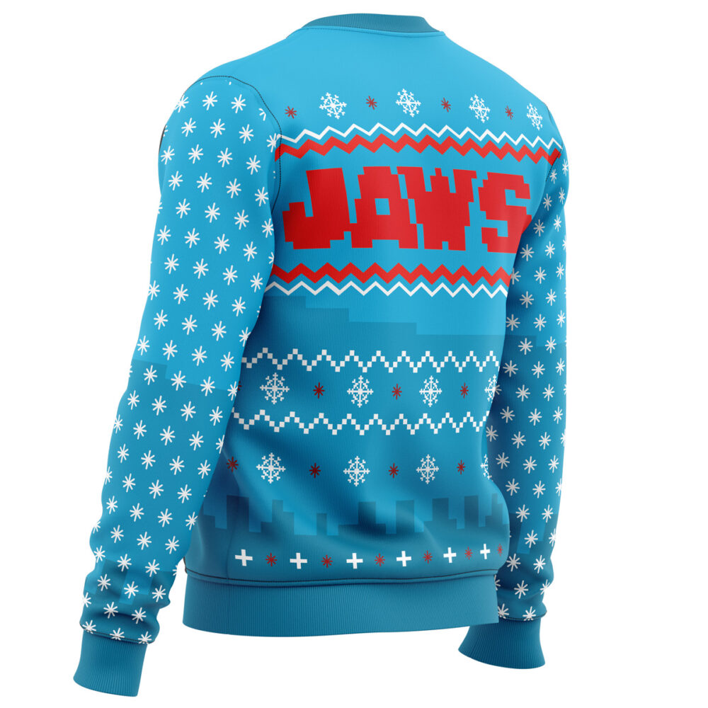 Jaws Ugly Christmas Sweater - Holiday Jumper Sweatshirt - Narides