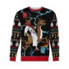 Jesus And Reindeer Christmas Awesome Ugly Sweater - Narides