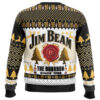 Jim Beam The Bourbon Ugly Christmas Sweater - Holiday Jumper Sweatshirt - Narides