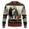 Jingle All The Way Mandalorian Star Wars Christmas Jumper Awesome Ugly Sweater - Narides