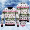 Jingle Bells And Pink Flamingo Xmas Awesome Ugly Sweater - Narides