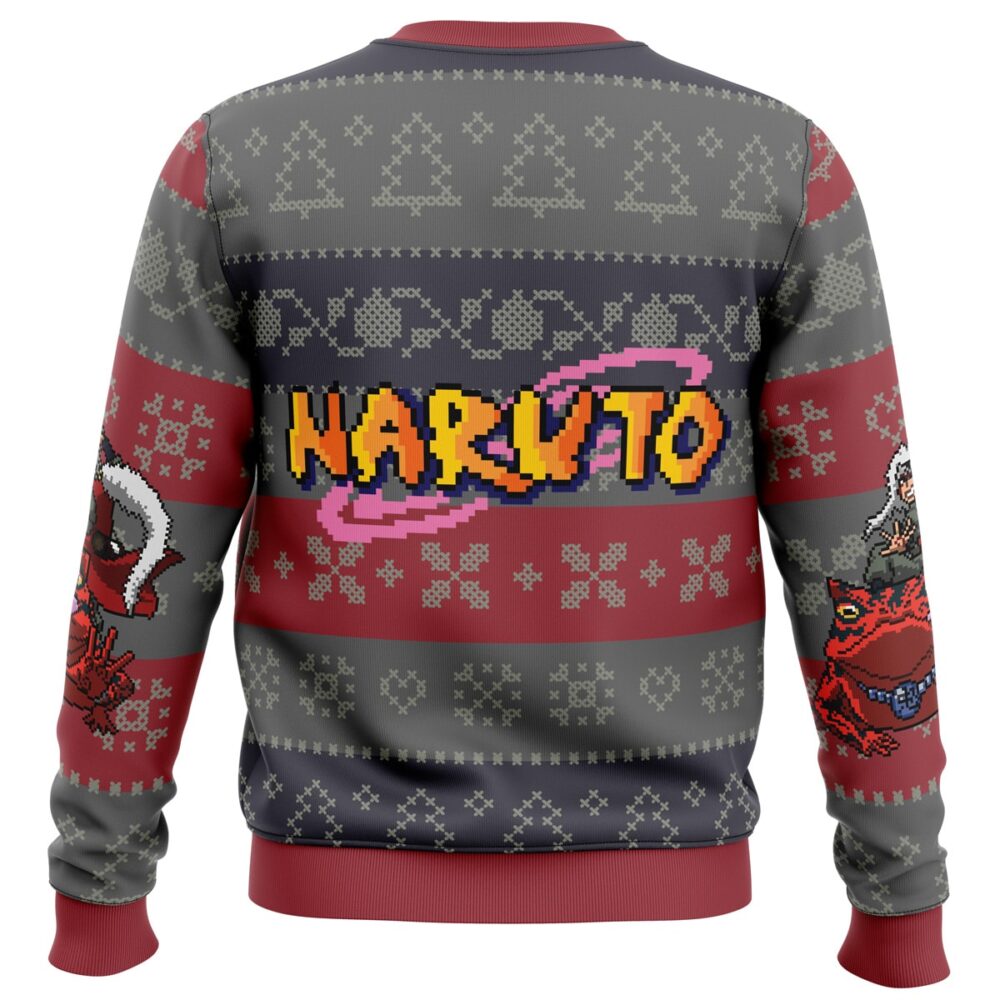 Jiraiya Shippuden Ugly Christmas Sweater - Holiday Jumper Sweatshirt - Narides