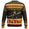 Johnnie Walker Black Label Ugly Christmas Sweater - Holiday Jumper Sweatshirt - Narides