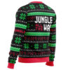 Jungle All The Way Arnold Schwarzenegger Ugly Christmas Sweater - Holiday Jumper Sweatshirt - Narides