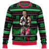 Jungle All The Way Arnold Schwarzenegger Ugly Christmas Sweater - Holiday Jumper Sweatshirt - Narides