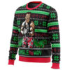 Jungle All The Way Arnold Schwarzenegger Ugly Christmas Sweater - Holiday Jumper Sweatshirt - Narides