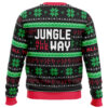 Jungle All The Way Arnold Schwarzenegger Ugly Christmas Sweater - Holiday Jumper Sweatshirt - Narides