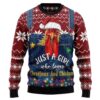 Just A Girl Who Loves Christmas And Chickens Tg51022 Christmas Awesome Ugly Sweater - Narides