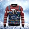 Just A Girl Who Loves Christmas And Cows Christmas Ugly Sweater - Narides