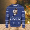 Justin Fields Bear Down Nfl Christmas Ugly Sweater - Narides