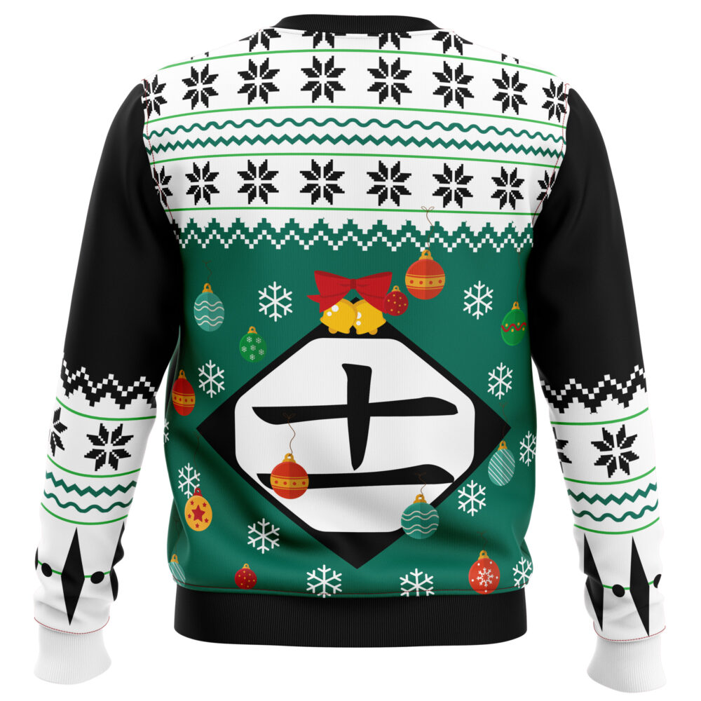 Kenpachi Zaraki Bleach Ugly Christmas Sweater - Holiday Jumper Sweatshirt - Narides