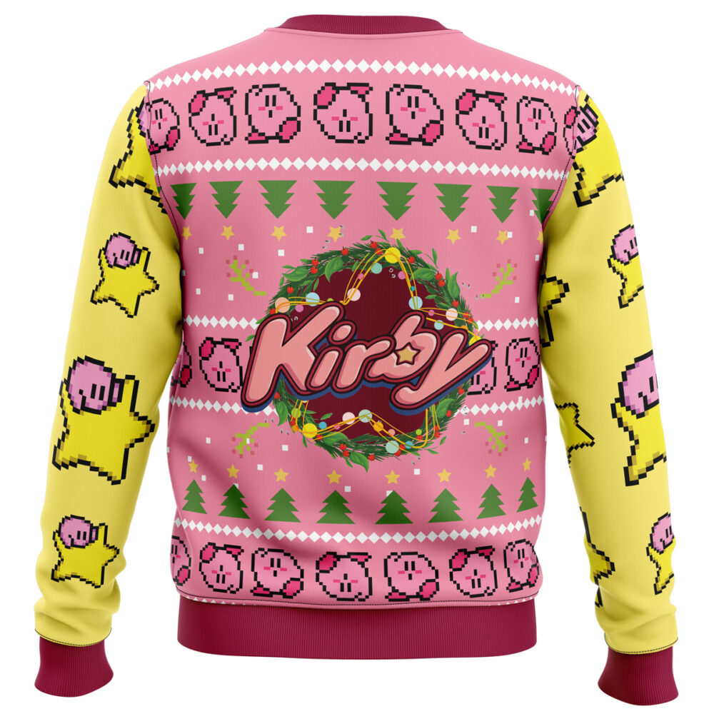 Kirby Ugly Christmas Sweater - Holiday Jumper Sweatshirt - Narides