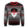 Knight Templar Christmas Us3461 Awesome Ugly Sweater - Narides