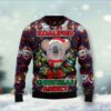 Koala Bear Wearing A Santa Claus Awesome Ugly Sweater - Narides