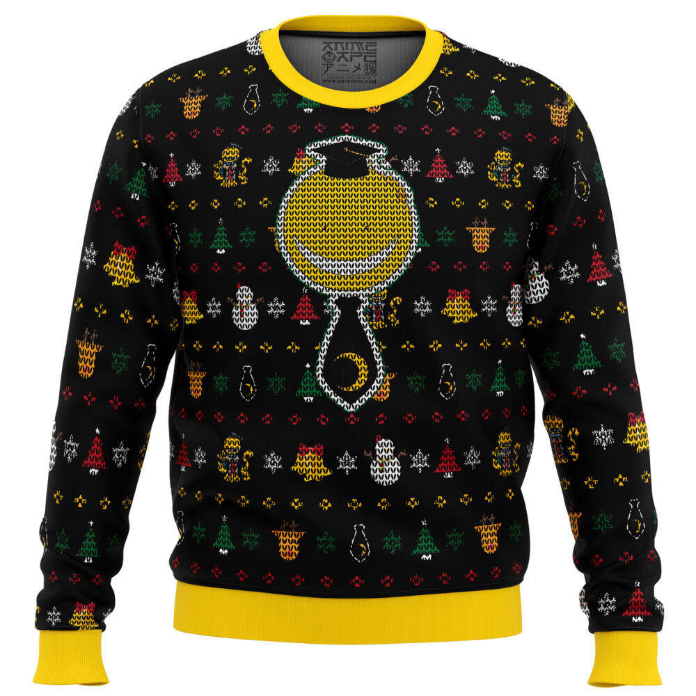 Koro Sensei Assassination Classroom Ugly Christmas Sweater - Holiday Jumper Sweatshirt - Narides