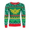 Legend Of Zelda Triforce Knitted Christmas Limited Ugly Sweater - Narides