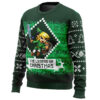 Legendary Warrior of Christmas Zelda Ugly Christmas Sweater - Holiday Jumper Sweatshirt - Narides