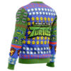 Leonardo Rise of the Teenage Mutant Ninja Turtles Ugly Christmas Sweater - Holiday Jumper Sweatshirt - Narides