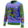 Leonardo Rise of the Teenage Mutant Ninja Turtles Ugly Christmas Sweater - Holiday Jumper Sweatshirt - Narides