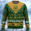 Let Earth Receive Her King Loki Marvel Christmas Awesome Ugly Sweater - Narides