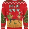 Lets Get Elfed Up Christmas Ugly Sweater - Narides