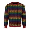 Lgbt Flag Christmas Us3495 Limited Ugly Sweater - Narides