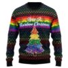 Lgbt Rainbow Christmas Jumper Party Ideas Christmas Jumper Ugly Sweater - Narides