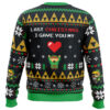 Link To My Heart Zelda Ugly Christmas Sweater - Holiday Jumper Sweatshirt - Narides