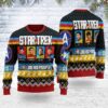 Live Long And Prosper Character Squares Christmas Jumper Ugly Sweater - Narides