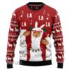 Llama La La Christmas Jumper Awesome Ugly Sweater - Narides