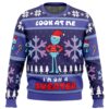 Look at Me Mr. Meeseeks Ugly Christmas Sweater - Holiday Jumper Sweatshirt - Narides