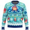 Magical Ponyo Studio Ghibli Ugly Christmas Sweater - Holiday Jumper Sweatshirt - Narides