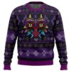 Majoras Mask Seamless Pattern Zelda Ugly Christmas Sweater - Holiday Jumper Sweatshirt - Narides