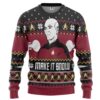 Make It Snow With Captian Jeanluc Picard Christmas Custom Party Ideas Christmas Jumper Awesome Ugly Sweater - Narides