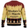 Maker's Mark Whisky Ugly Christmas Sweater - Holiday Jumper Sweatshirt - Narides