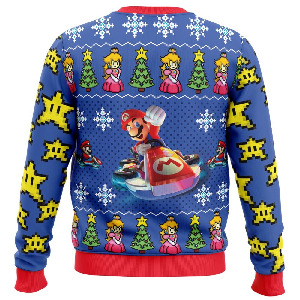 Mario Kart Ugly Christmas Sweater - Holiday Jumper Sweatshirt - Narides